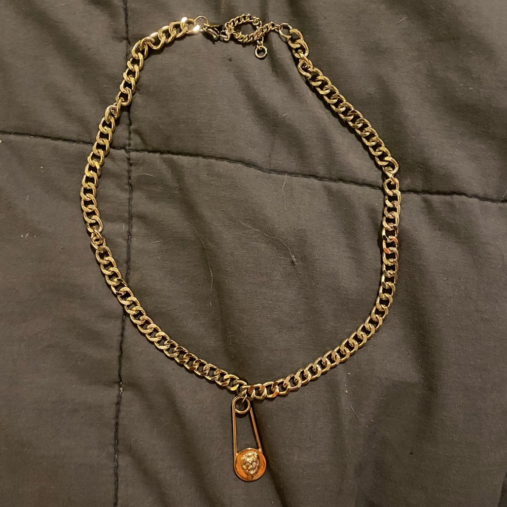 gold necklace